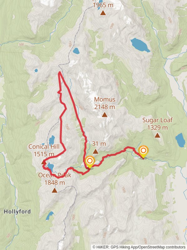 Serpentine Range mobile static map