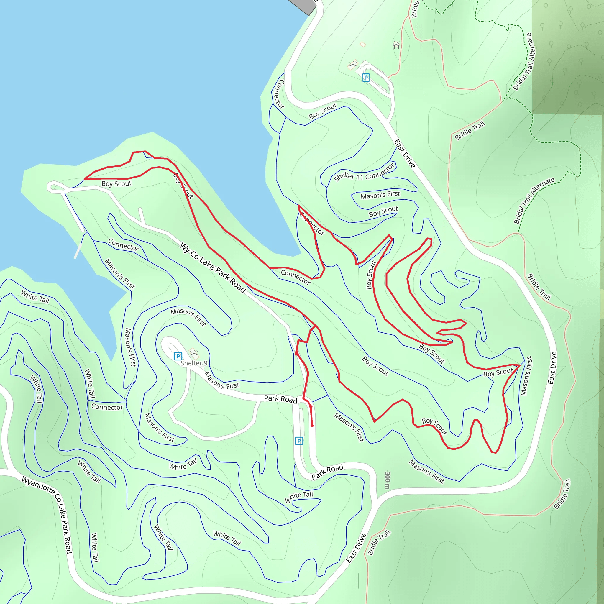 Boy Scout Loop mobile static map