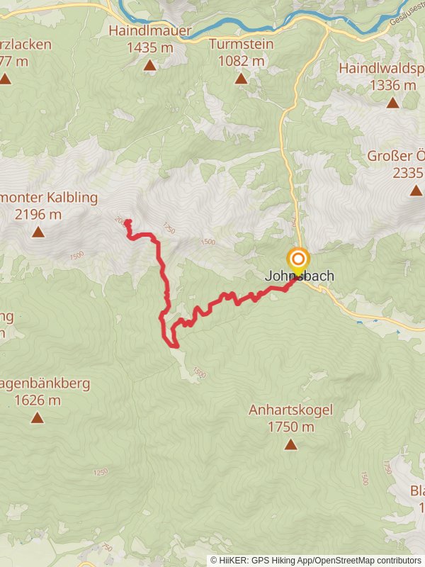 Admonter Reichenstein mobile static map