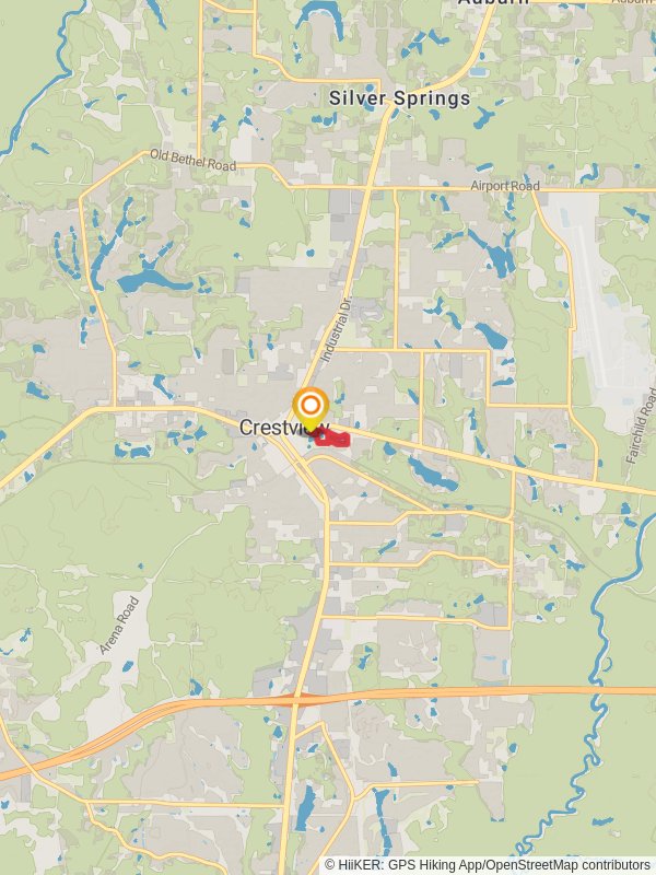 Twin Hills Park Loop mobile static map