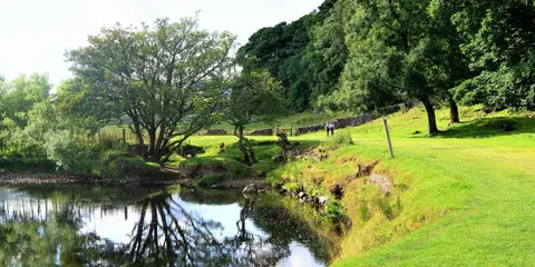 An image depicting the trail Kirkby Stephen to Masham via Six Dales Way and its surrounding area.