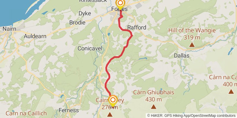 Dava Way stage 2 Map