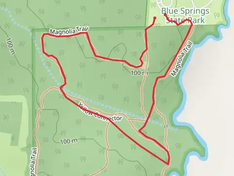 Lagnolia Trail and Yeloow Connector Loop