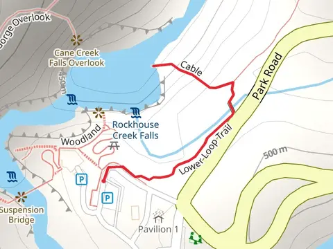 Rockhouse Creek via Lower Trail