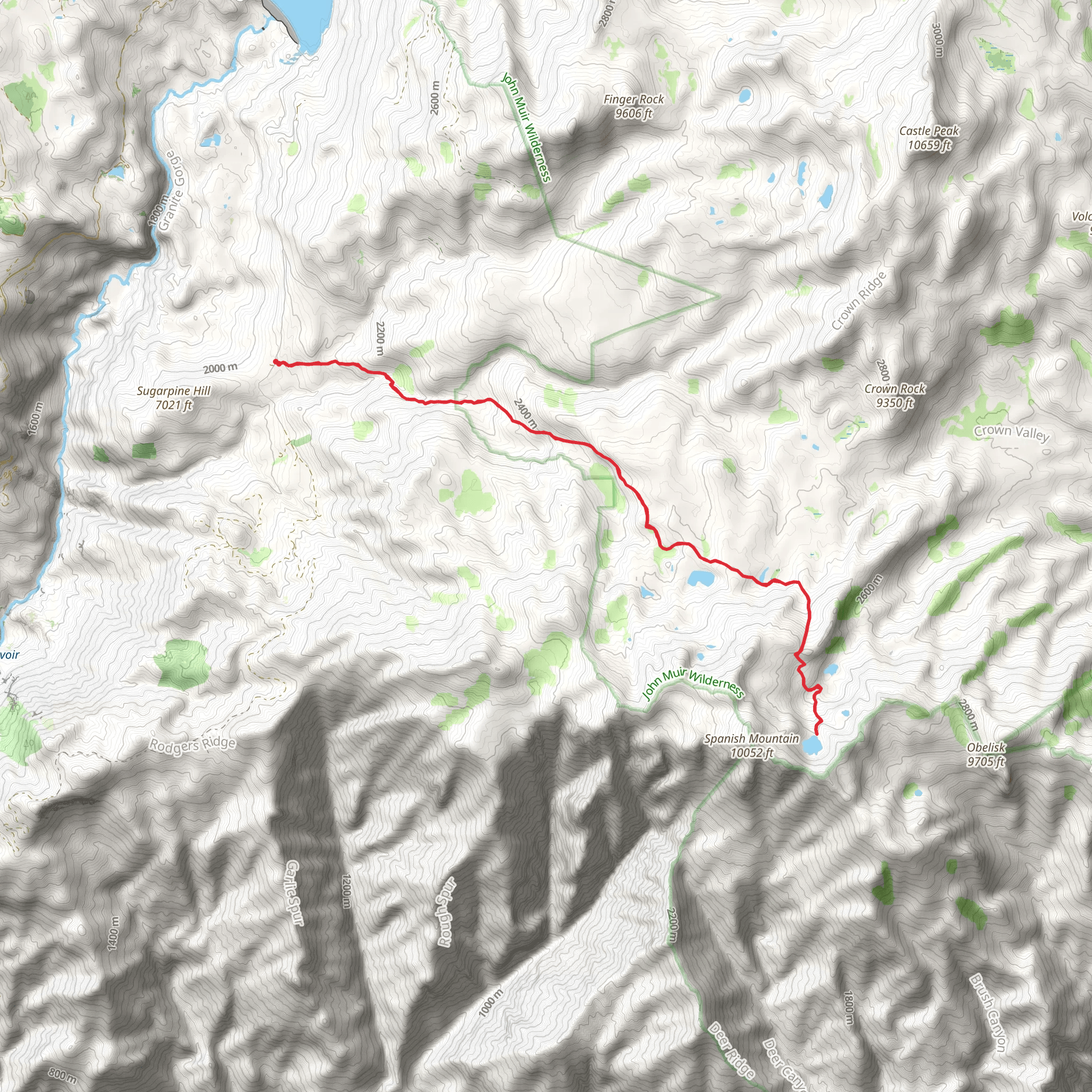 Geraldine Lakes via Statham Trail mobile static map