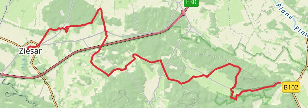 Burgenwanderweg stage 4 Map