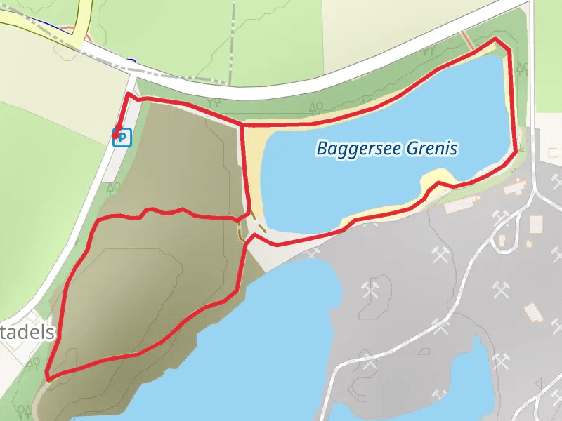 Baggersee Grenis Loop