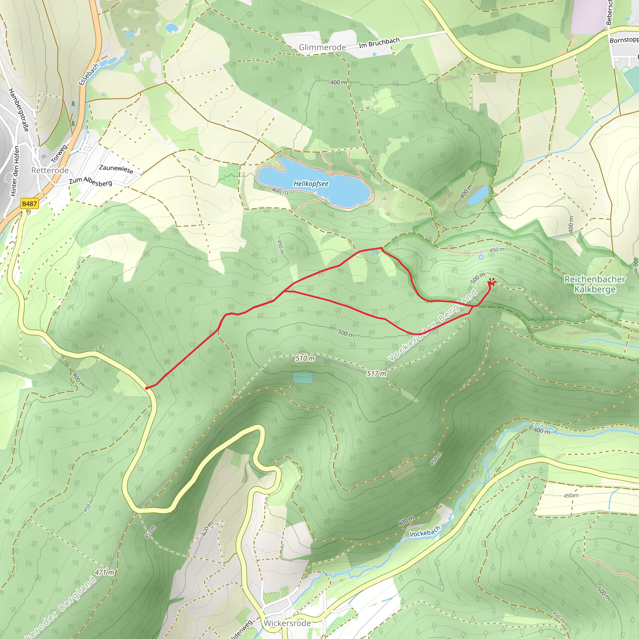 Ruine Reichenbach Loop mobile static map
