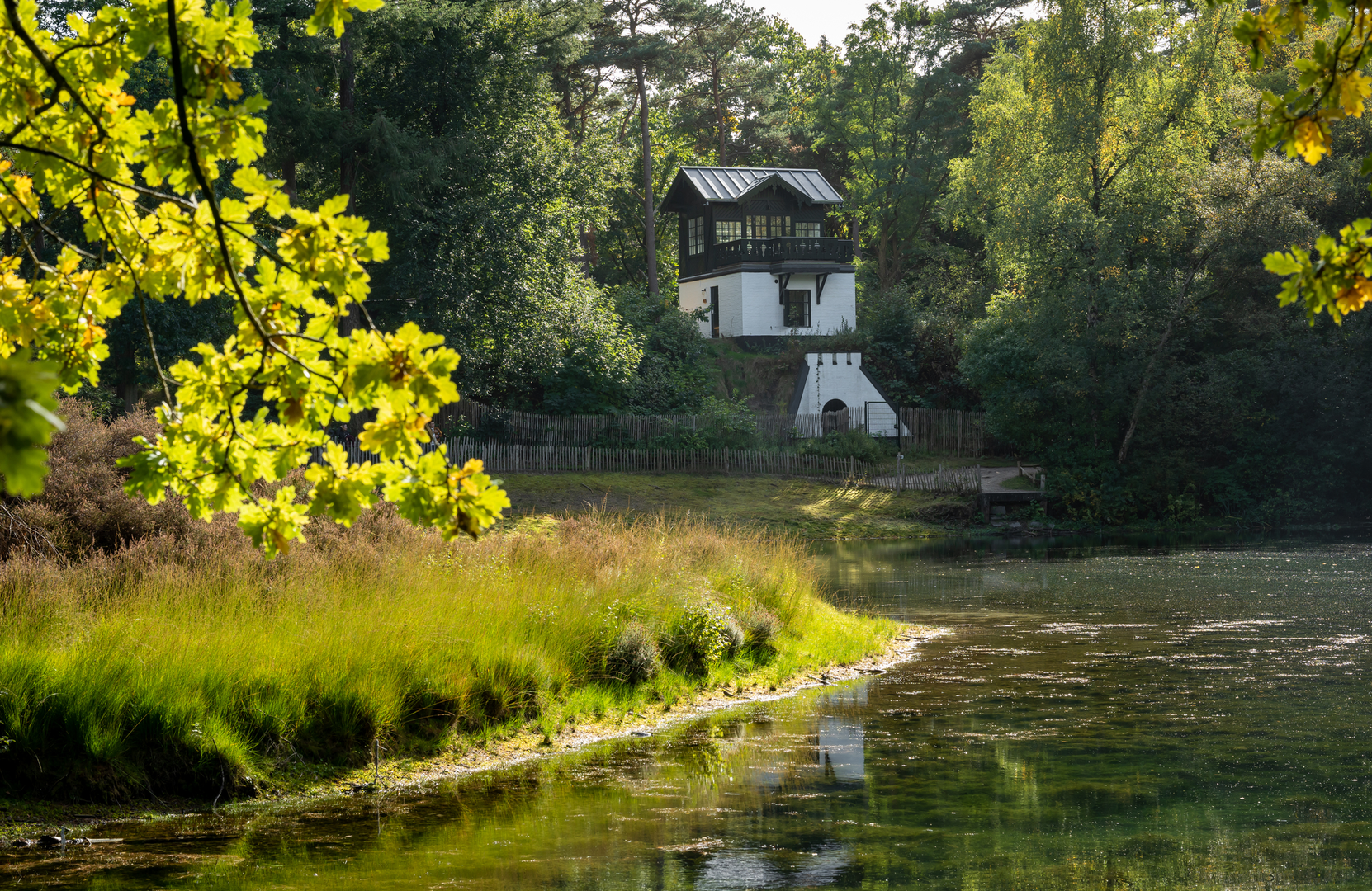 An image depicting the trail Klein Heidestein, Groot Heidestein and Landgoed Bornia Loop and its surrounding area.