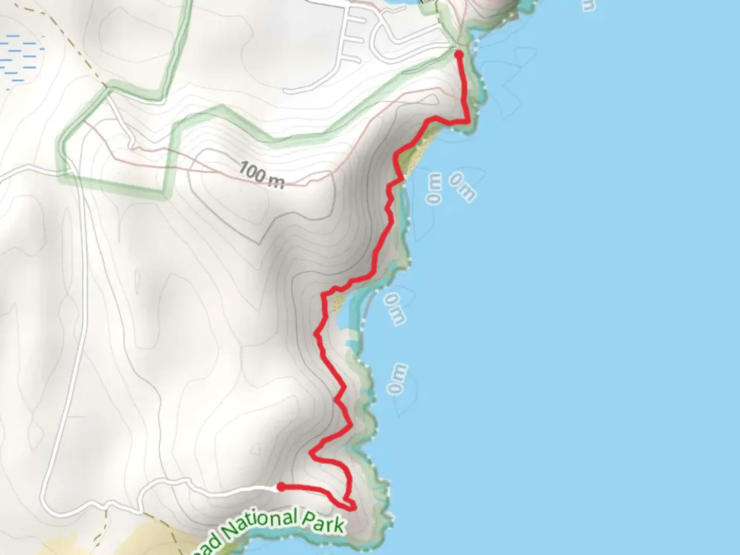 An image depicting the trail Connors Track and its surrounding area.