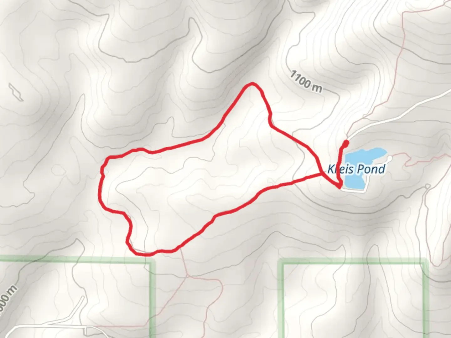 An image depicting the trail Kreis Pond Green Loop Trail and its surrounding area.