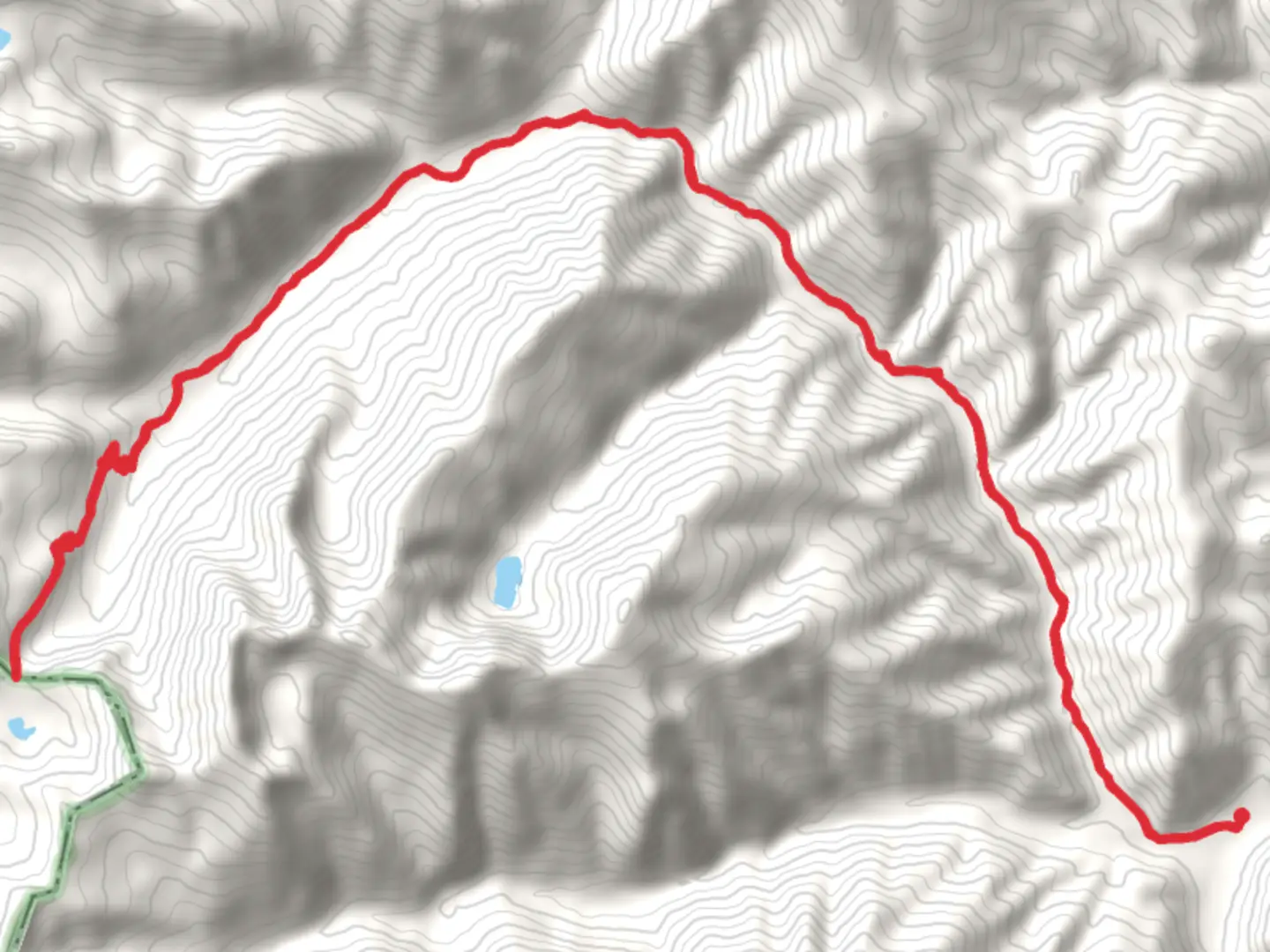 An image depicting the trail North Fork Fish Creek Trail and its surrounding area.