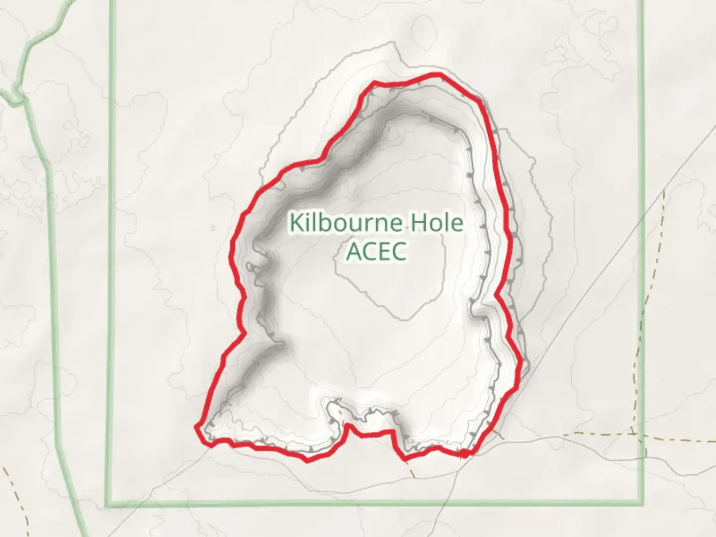 An image depicting the trail County Road A013 Loop and its surrounding area.