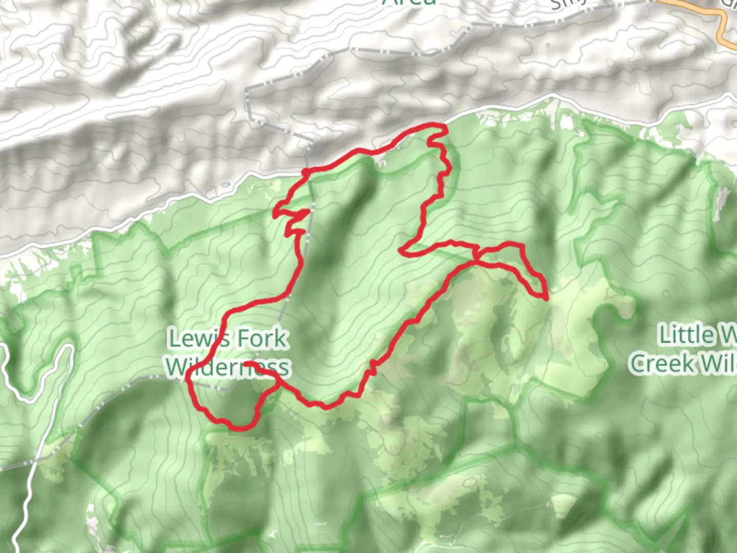 An image depicting the trail Mount Rogers, Crest and Appalachian Loop Trail and its surrounding area.