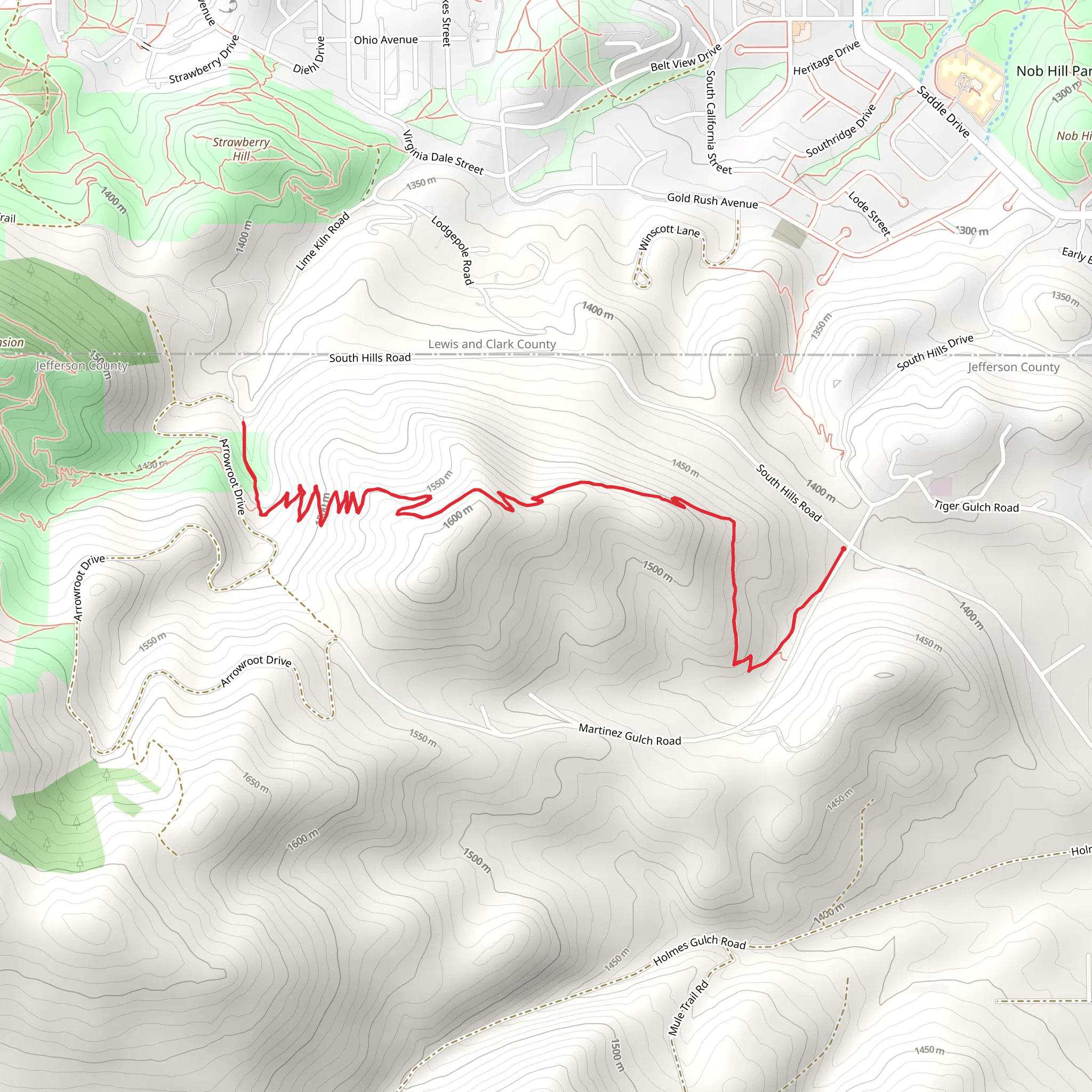 Eddye McClure Access Trail mobile static map