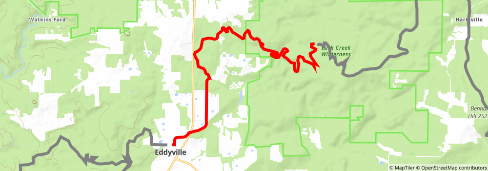 American Discovery Trail South Route stage 123 Map