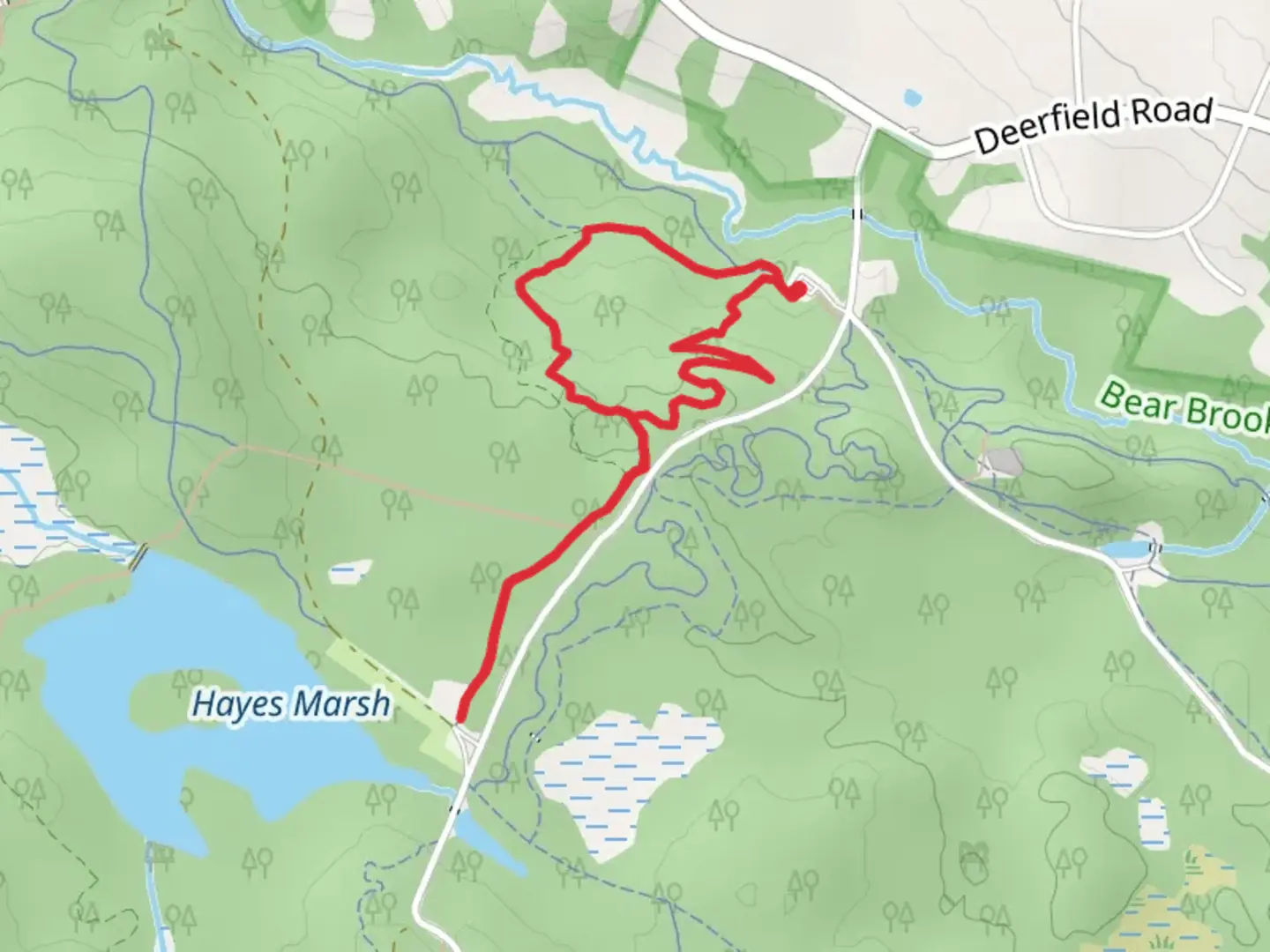 An image depicting the trail Little Bear and Big Bear Loop Trail and its surrounding area.