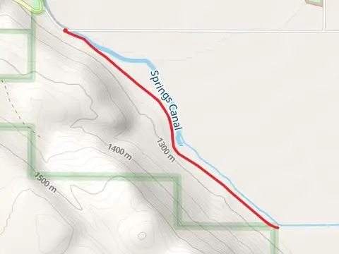Warm Springs and Barns Springs Footpath
