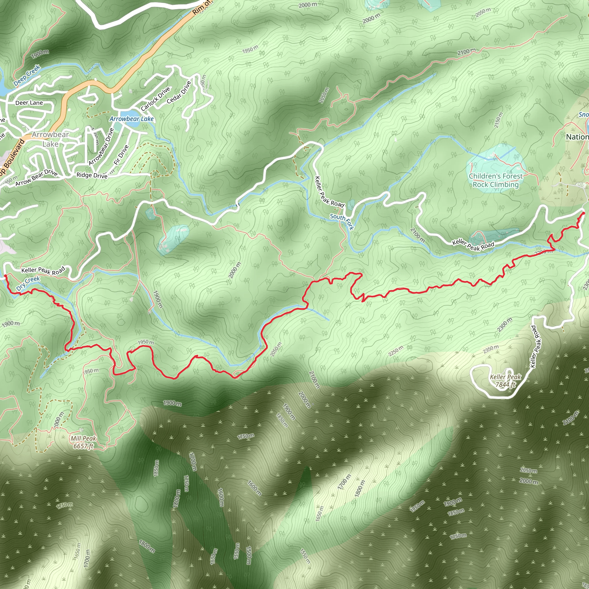 Exploration Trail mobile static map