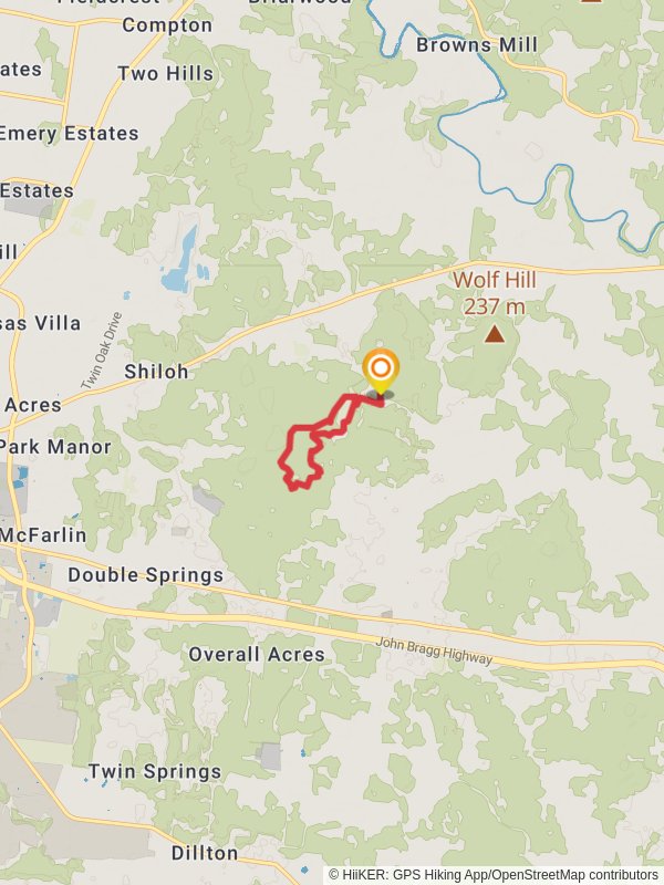 Flat Rock Designated State Natural Area Hiking Loop Trail