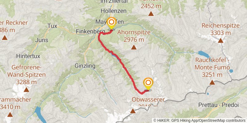 Berliner Höhenweg alt 3 Map