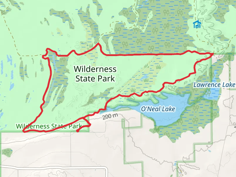 O'Neil Lake and South Boundary Loop Trail