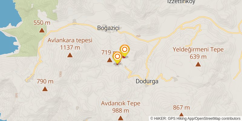 Lycian Way alt 5 Map