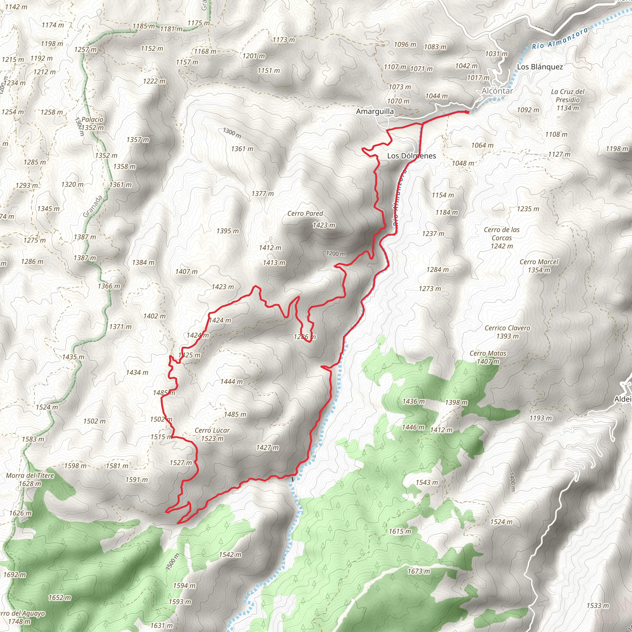Elder Trail mobile static map