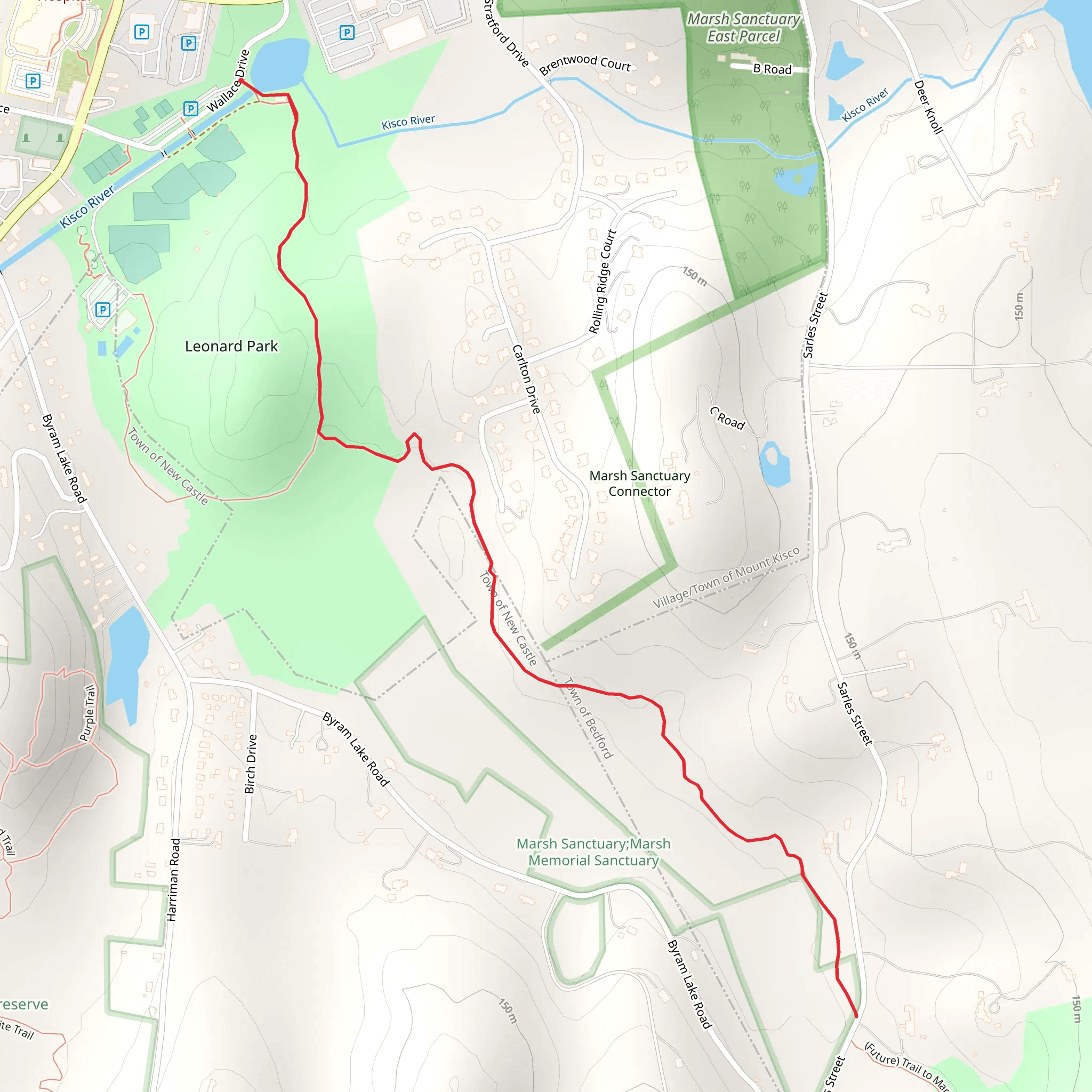 Marsh Memorial Sanctuary mobile static map