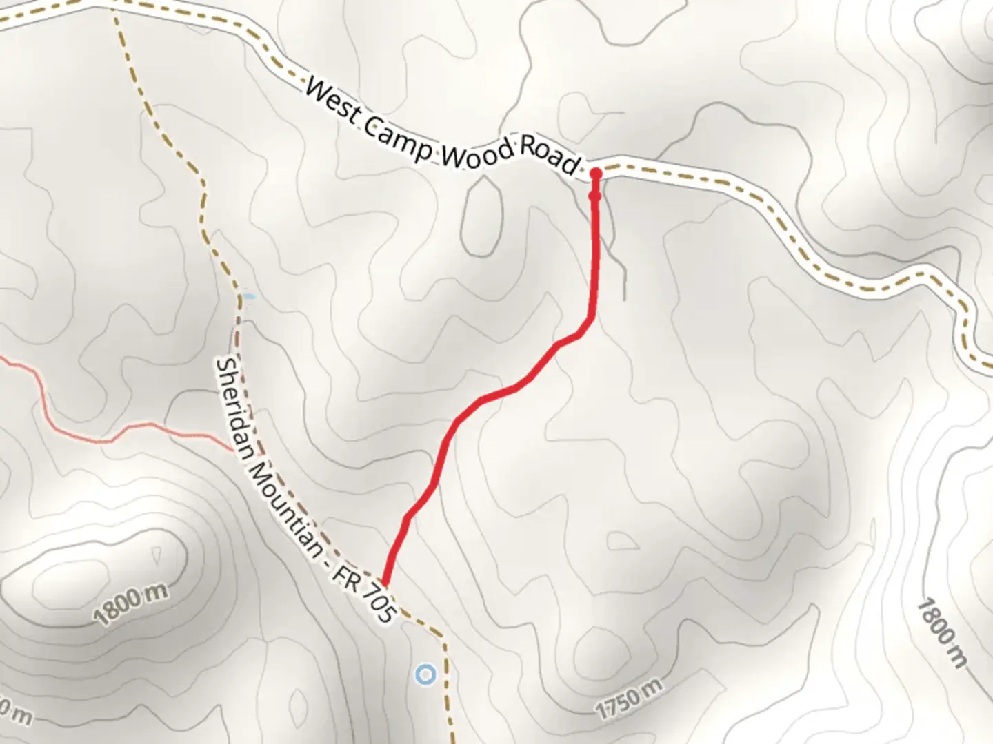 An image depicting the trail Cement Troughs Trail and its surrounding area.