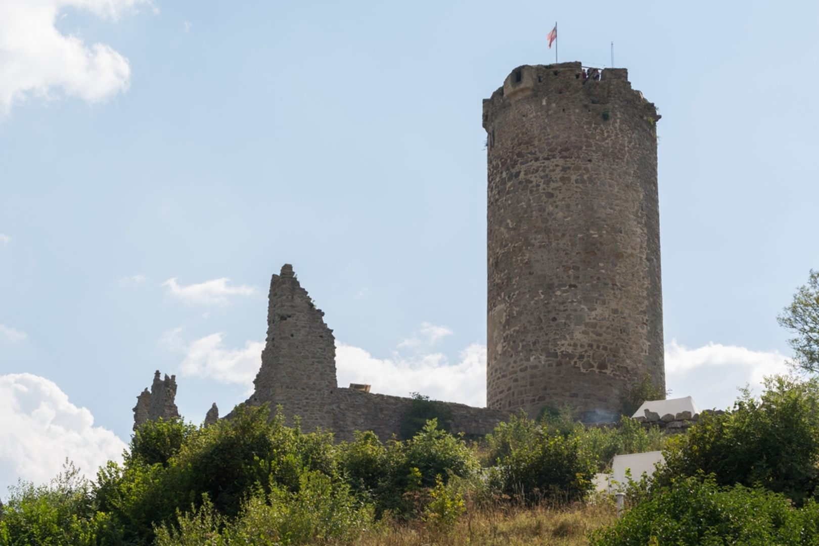 An image depicting the trail Höfrunde and its surrounding area.