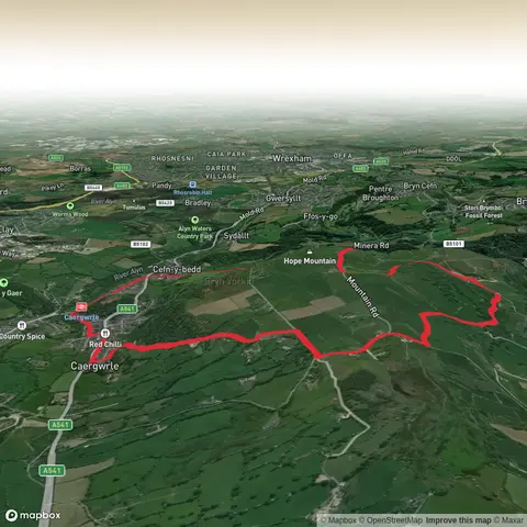 Caergwrle-Hope Mountain-Abermorddu-Back of Castle