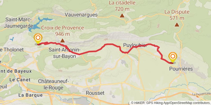 Via Aurelia stage 16 Map