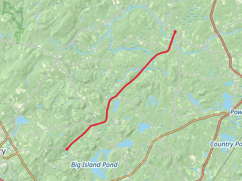 Rockingham Recreational Trail from MainStreet to Warner Hill Road