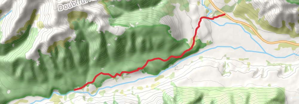 Harper Pass stage 5 Map