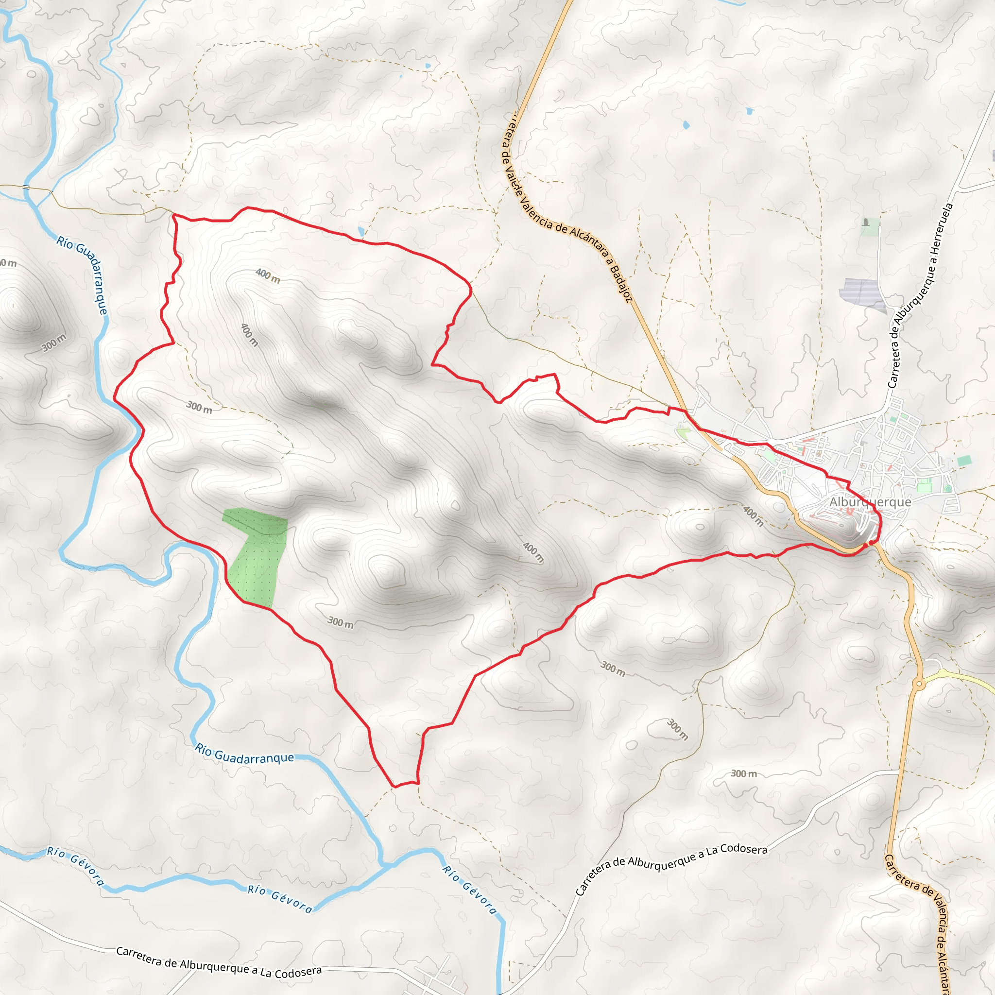 Sierra de los Picorros PR BA 100 mobile static map