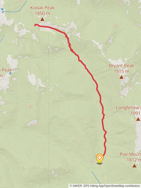 Little Wenatchee River Trail mobile static map