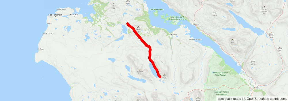 Baosbheinn stage 2 Map