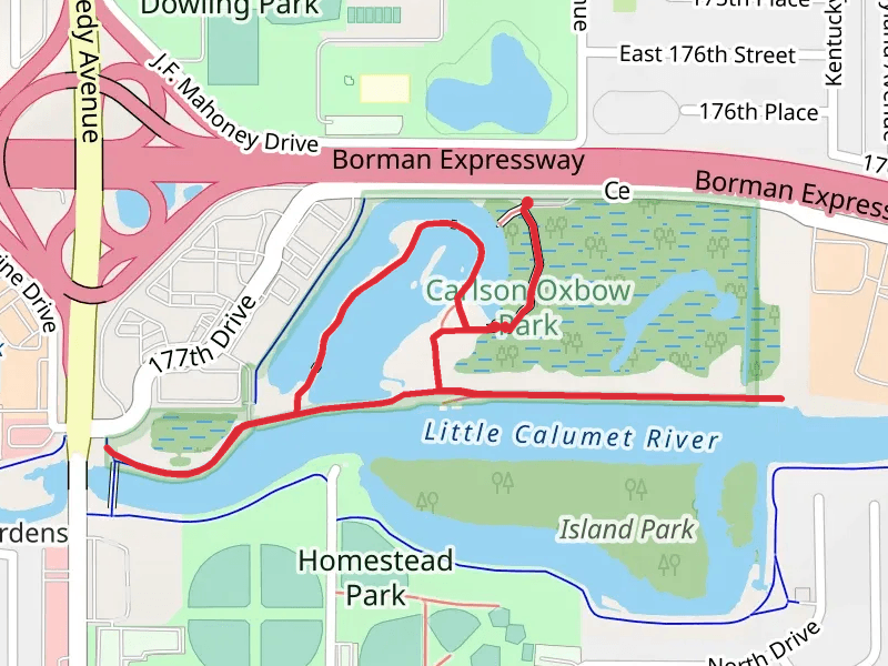 Carlson Oxbow Park and Oxbow Park Lagoon Loop