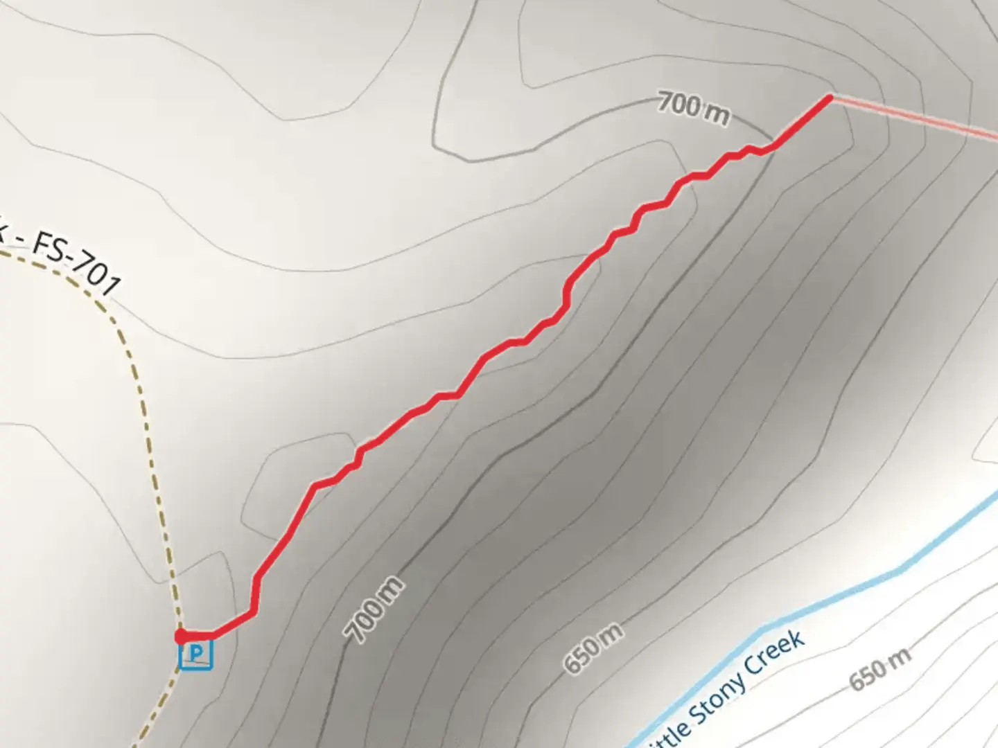 An image depicting the trail Bear Rock and its surrounding area.