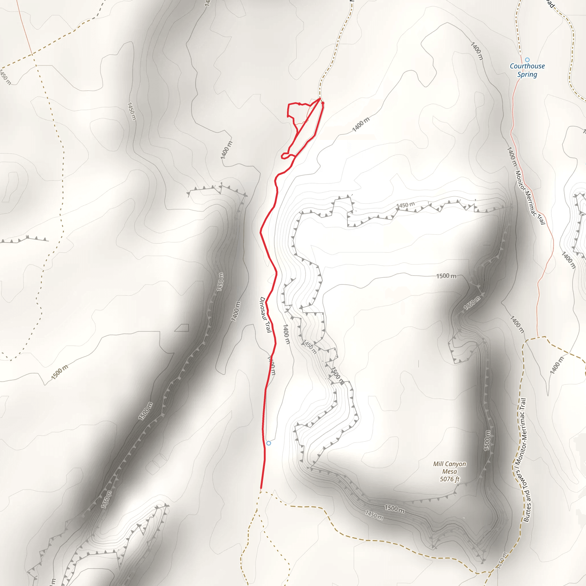 Dinosaur Trail mobile static map