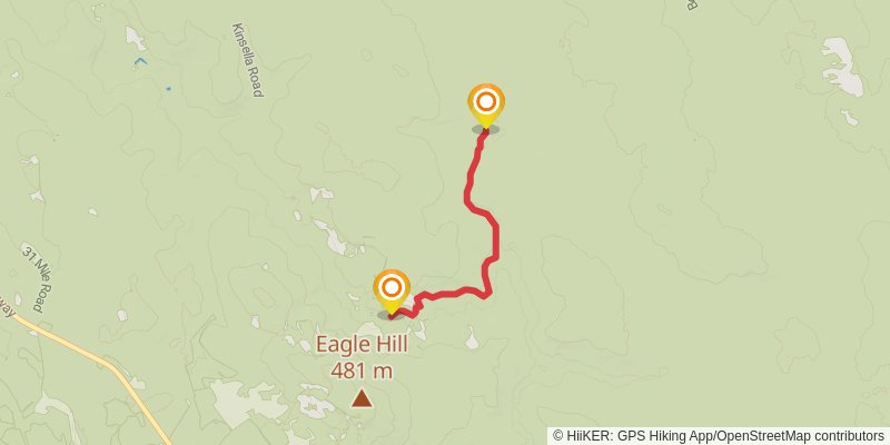 Bibbulmun Track alt 3 Map