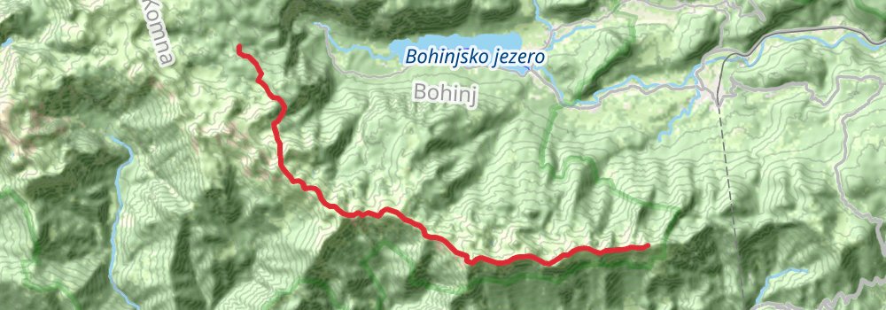Via Alpina - Red Trail stage 12 Map