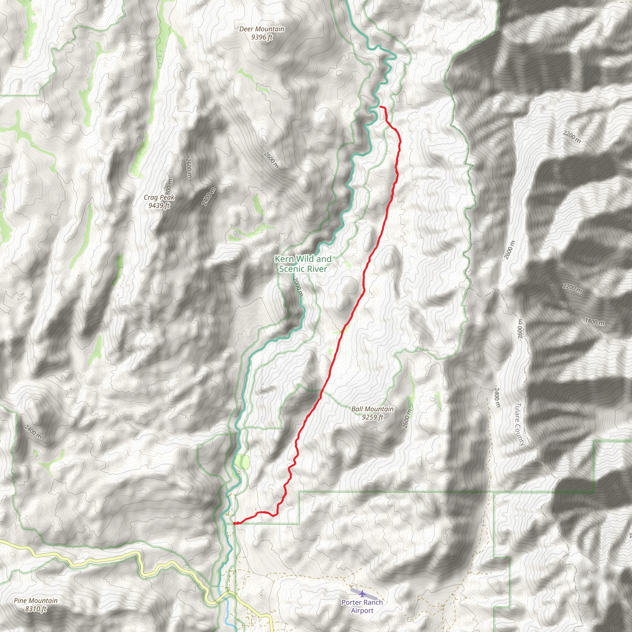 Wildrose Trail mobile static map