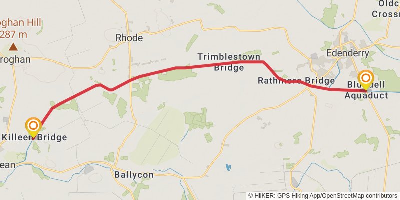 Grand Canal Way stage 3 Map