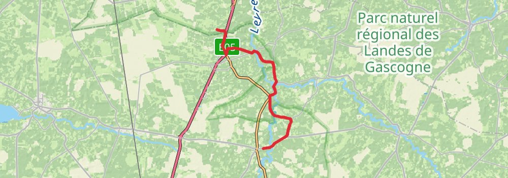 GR 655 Via Turonensis stage 65 Map