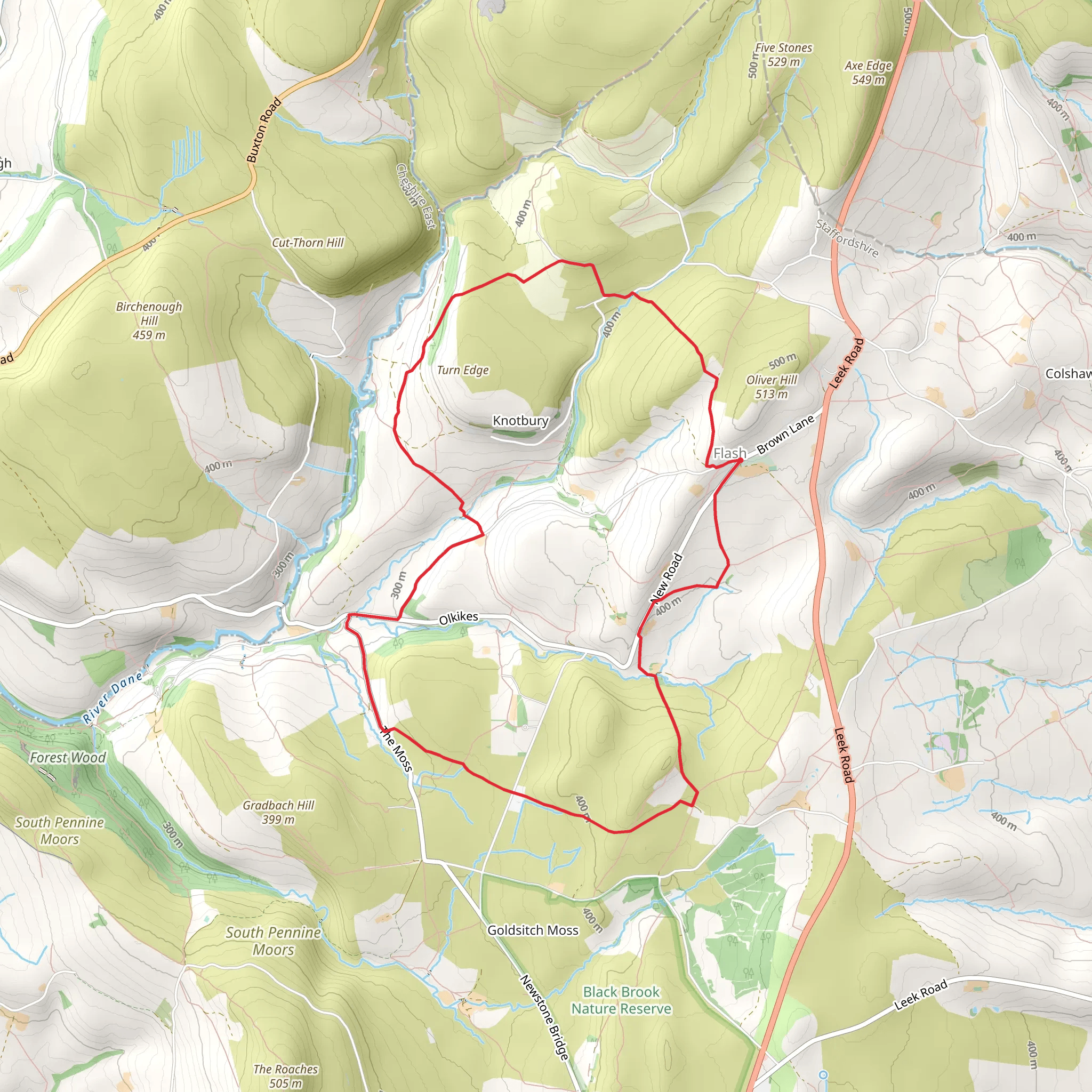 Flash Villlage Loop mobile static map