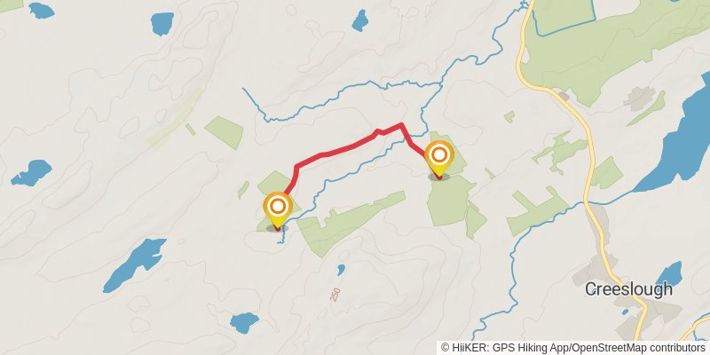 Slí Cholmcille alt 1 Map