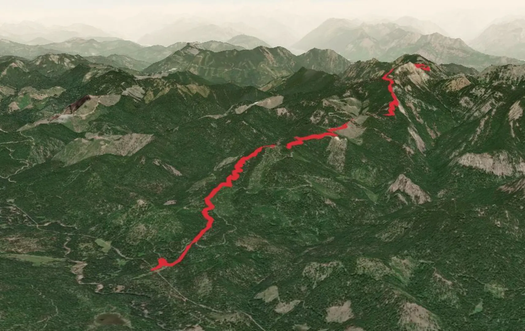 An image depicting the trail Mount Clifty Trail and its surrounding area.