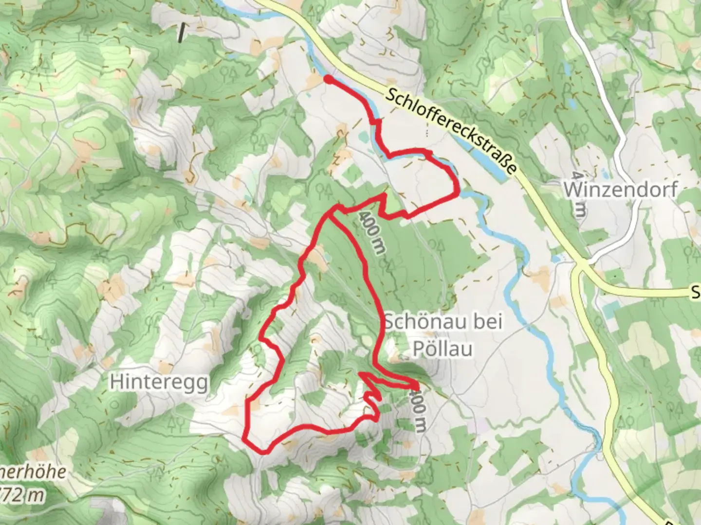 An image depicting the trail Pöllauer Tal Nature Park - Bird theme trail and its surrounding area.